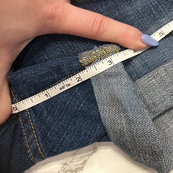 Frame Denim Women's Blue Denim Shorts - Picture 7 of 9